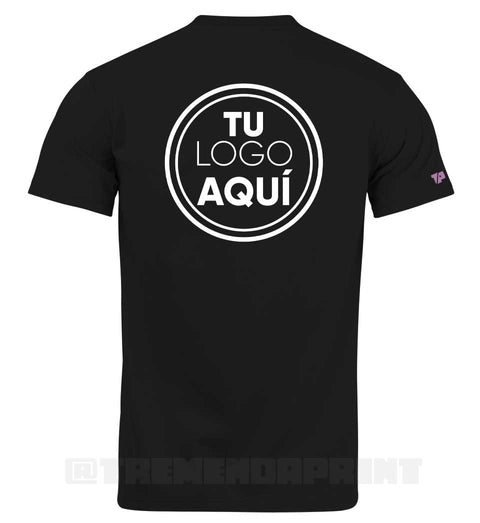 Polera Unisex Con Logo Grande en Espalda